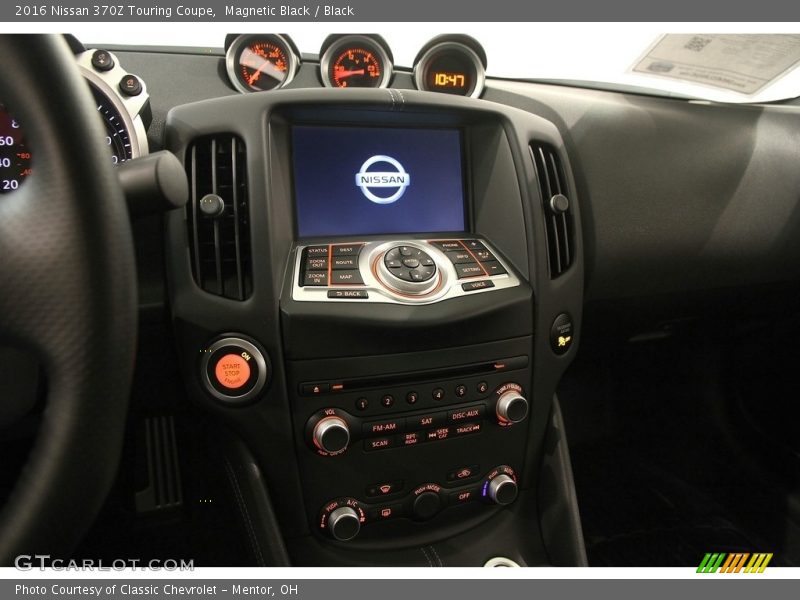 Controls of 2016 370Z Touring Coupe