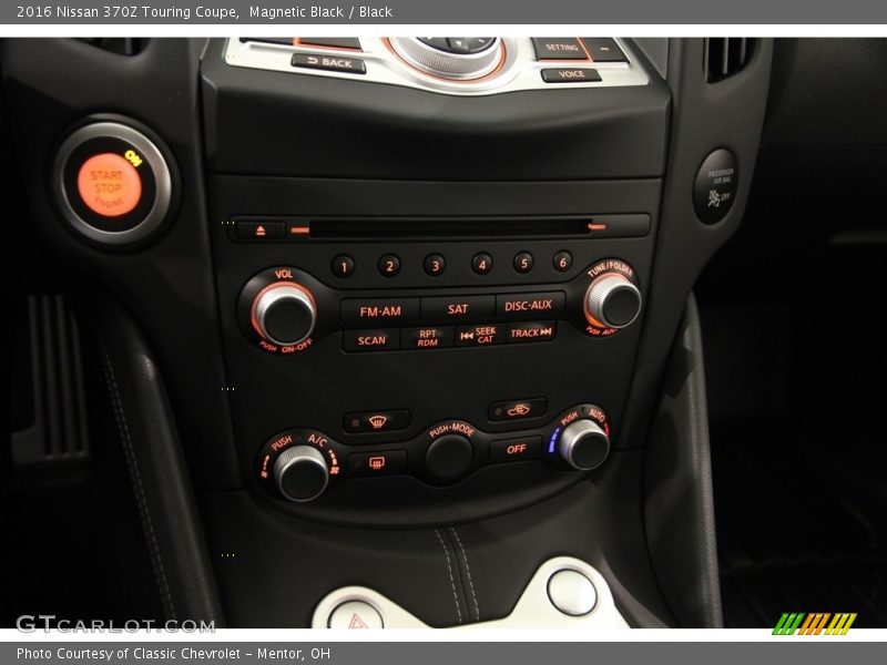 Controls of 2016 370Z Touring Coupe