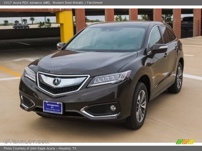 Modern Steel Metallic / Parchment 2017 Acura RDX Advance AWD