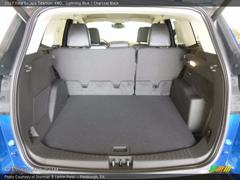 Lightning Blue / Charcoal Black 2017 Ford Escape Titanium 4WD