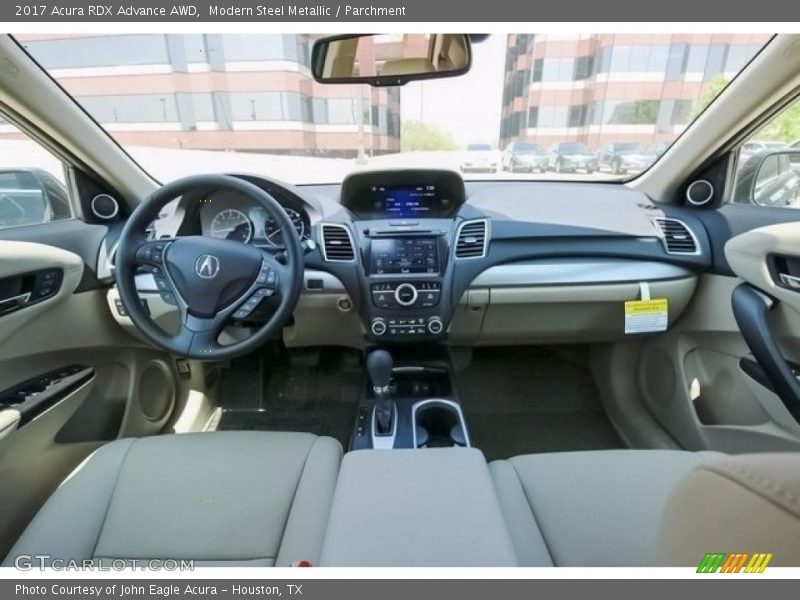 Modern Steel Metallic / Parchment 2017 Acura RDX Advance AWD