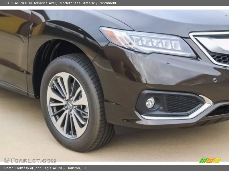 Modern Steel Metallic / Parchment 2017 Acura RDX Advance AWD