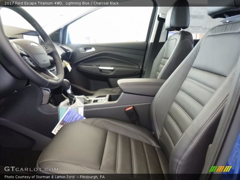 Lightning Blue / Charcoal Black 2017 Ford Escape Titanium 4WD