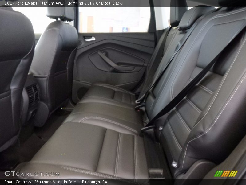 Lightning Blue / Charcoal Black 2017 Ford Escape Titanium 4WD