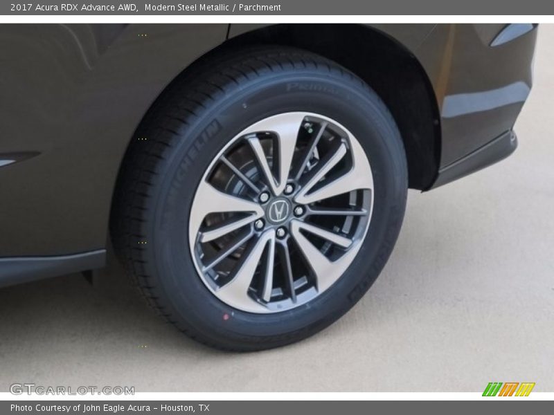 Modern Steel Metallic / Parchment 2017 Acura RDX Advance AWD