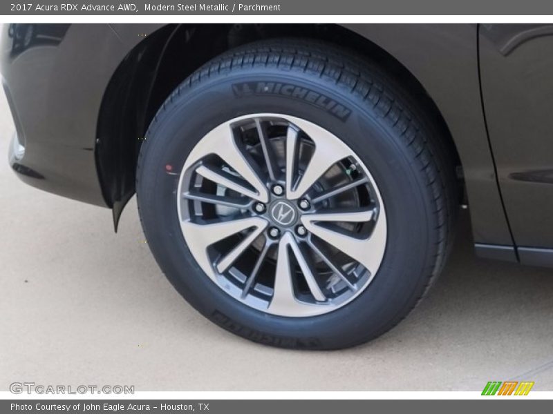 Modern Steel Metallic / Parchment 2017 Acura RDX Advance AWD