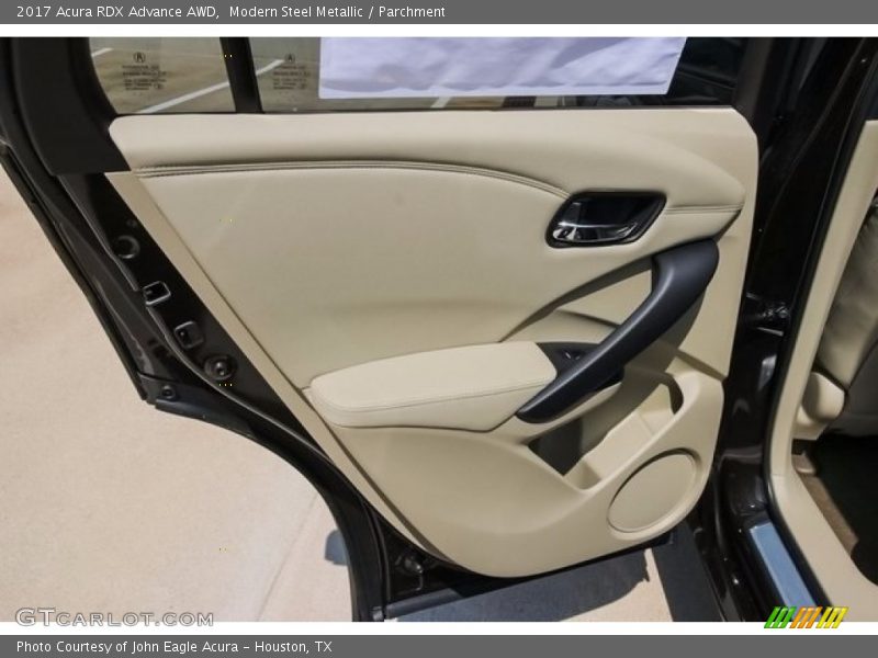 Modern Steel Metallic / Parchment 2017 Acura RDX Advance AWD
