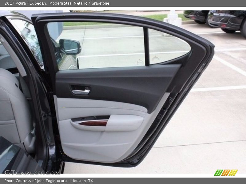 Modern Steel Metallic / Graystone 2017 Acura TLX Sedan