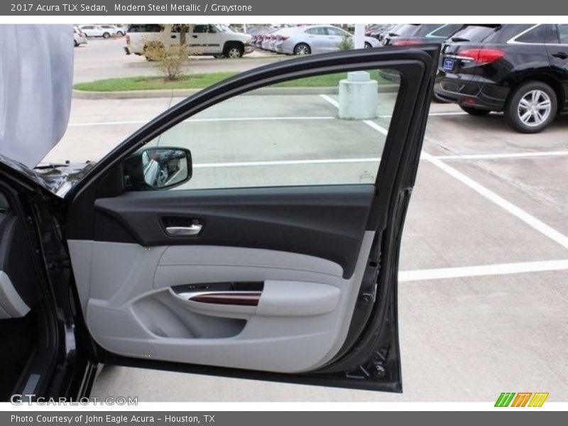 Modern Steel Metallic / Graystone 2017 Acura TLX Sedan