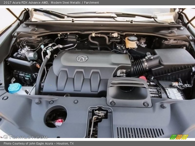 Modern Steel Metallic / Parchment 2017 Acura RDX Advance AWD