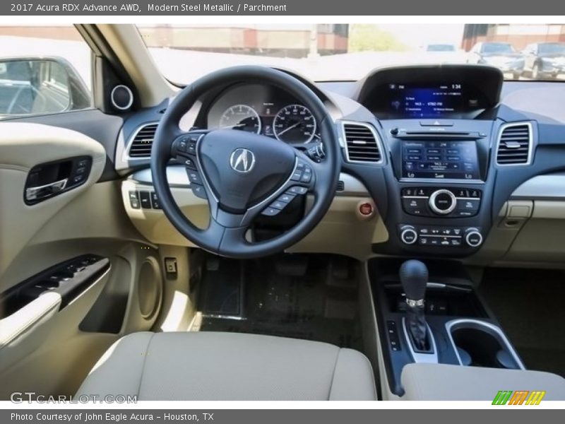 Modern Steel Metallic / Parchment 2017 Acura RDX Advance AWD