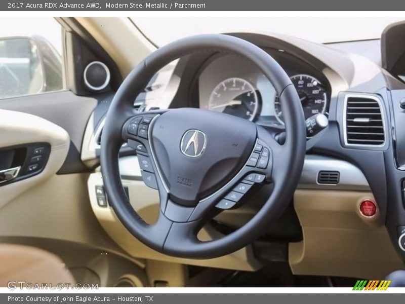 Modern Steel Metallic / Parchment 2017 Acura RDX Advance AWD