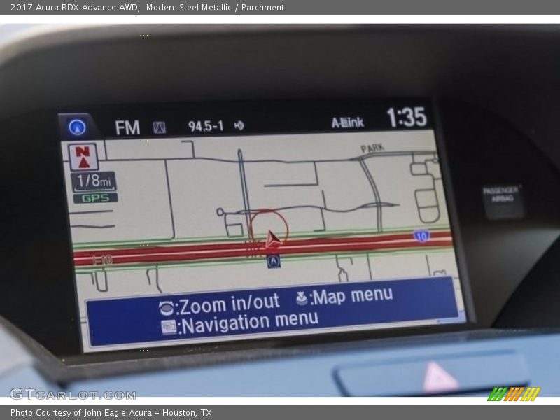 Modern Steel Metallic / Parchment 2017 Acura RDX Advance AWD