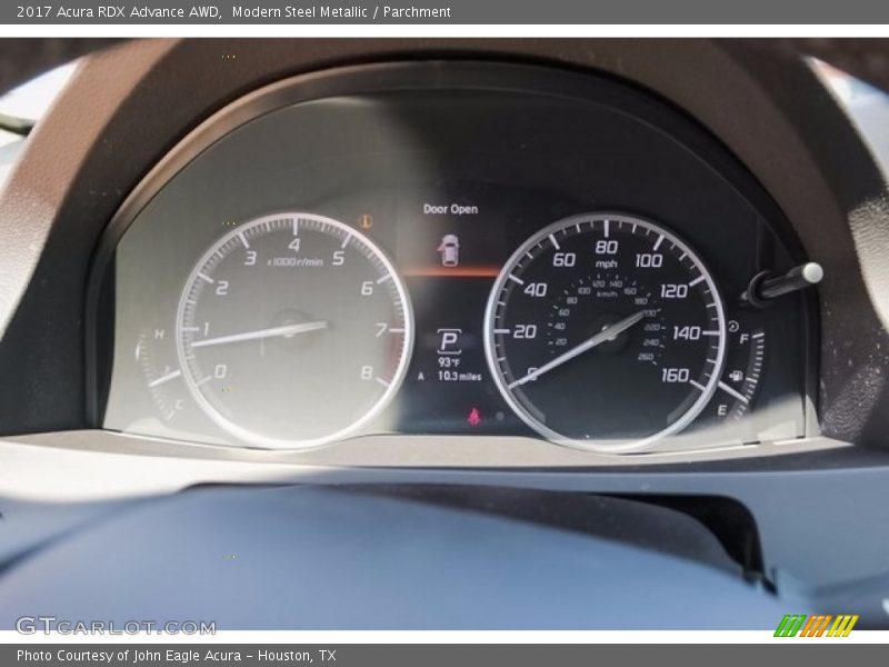 Modern Steel Metallic / Parchment 2017 Acura RDX Advance AWD