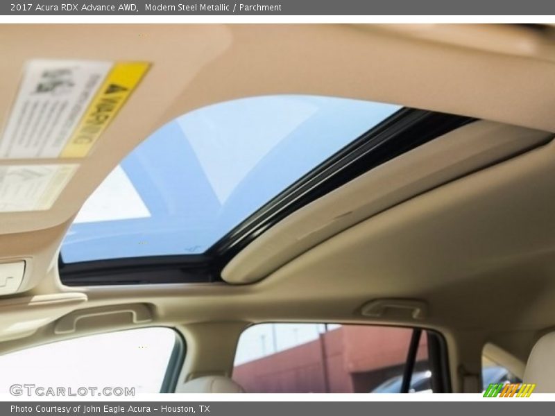 Modern Steel Metallic / Parchment 2017 Acura RDX Advance AWD