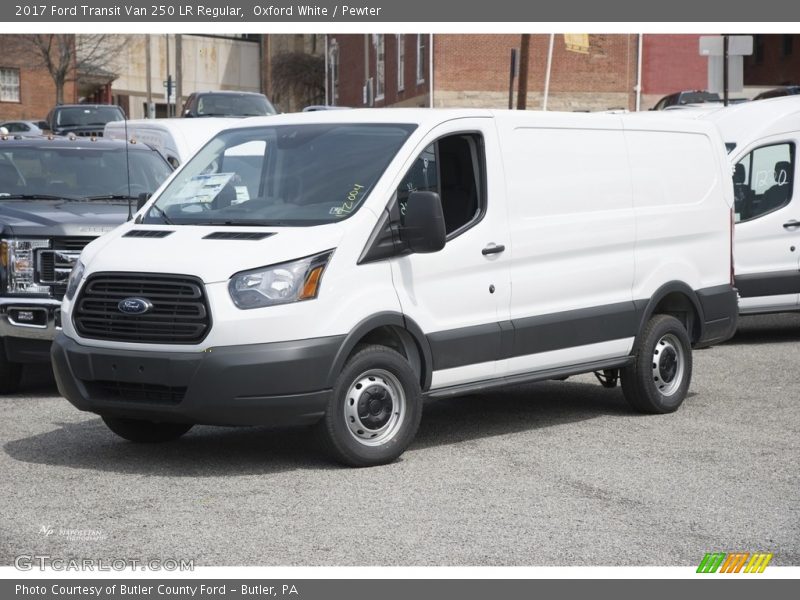 Oxford White / Pewter 2017 Ford Transit Van 250 LR Regular