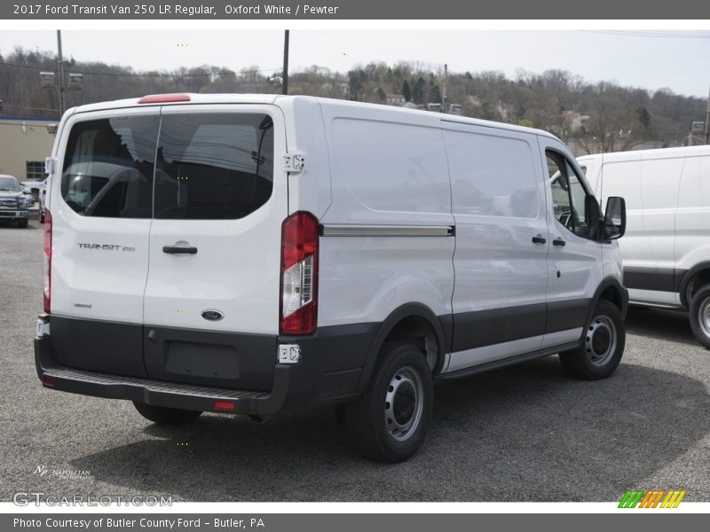 Oxford White / Pewter 2017 Ford Transit Van 250 LR Regular