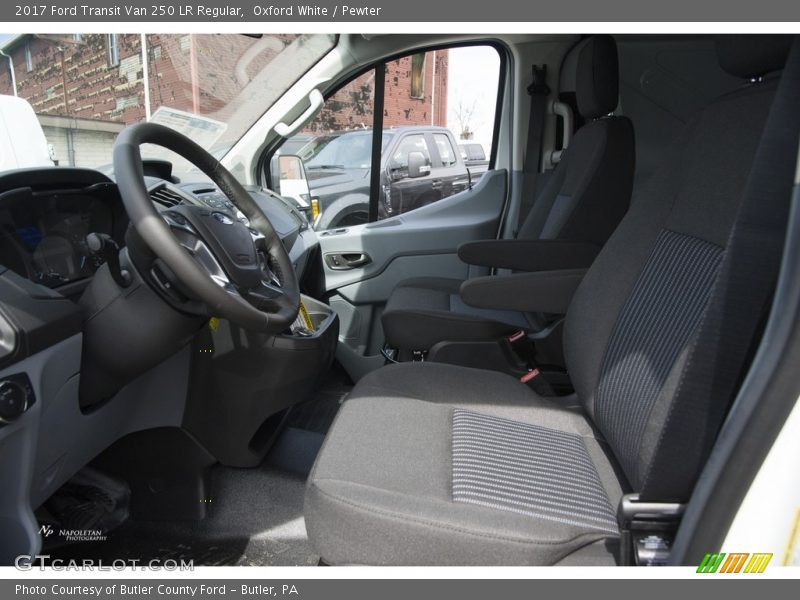 Oxford White / Pewter 2017 Ford Transit Van 250 LR Regular