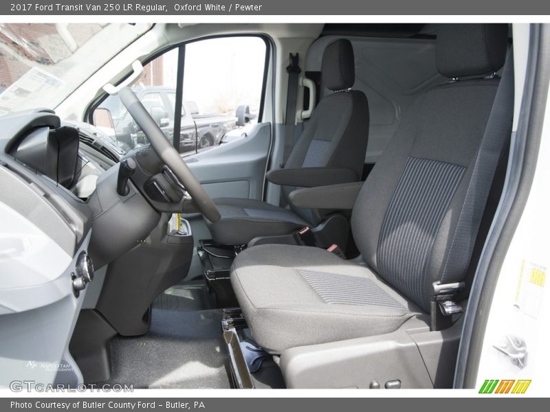 Oxford White / Pewter 2017 Ford Transit Van 250 LR Regular