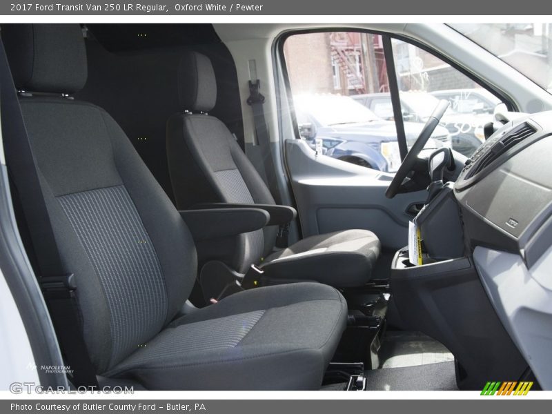 Oxford White / Pewter 2017 Ford Transit Van 250 LR Regular