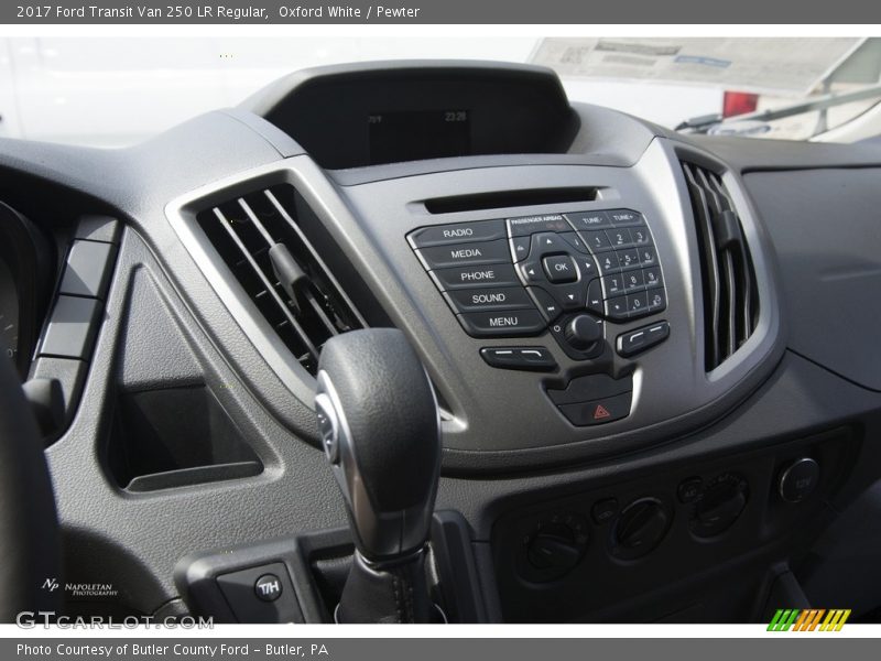 Oxford White / Pewter 2017 Ford Transit Van 250 LR Regular