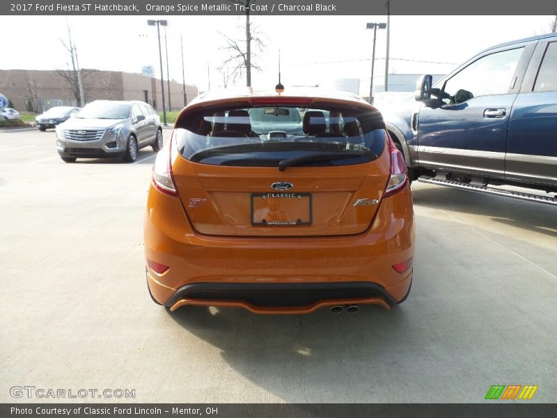 Orange Spice Metallic Tri-Coat / Charcoal Black 2017 Ford Fiesta ST Hatchback