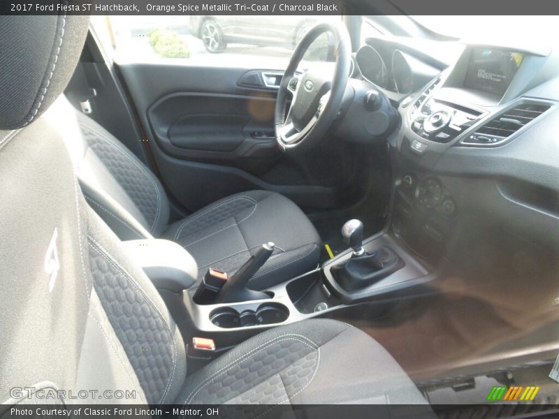 Orange Spice Metallic Tri-Coat / Charcoal Black 2017 Ford Fiesta ST Hatchback