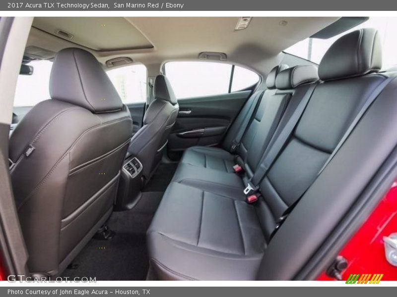 San Marino Red / Ebony 2017 Acura TLX Technology Sedan