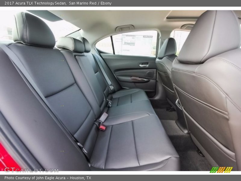 San Marino Red / Ebony 2017 Acura TLX Technology Sedan