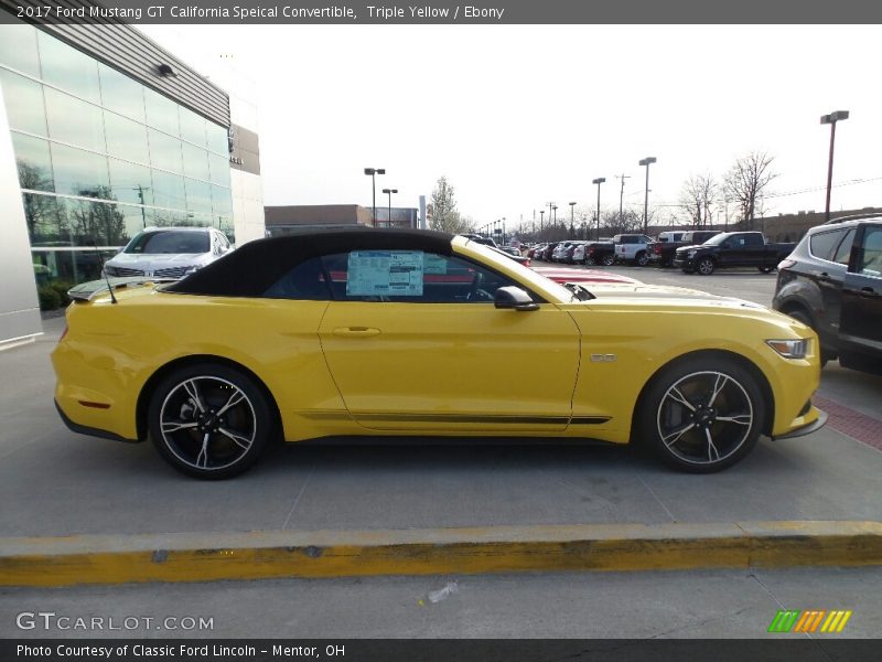 Triple Yellow / Ebony 2017 Ford Mustang GT California Speical Convertible
