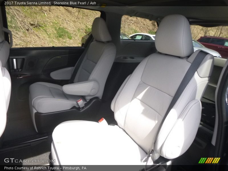 Rear Seat of 2017 Sienna Limited