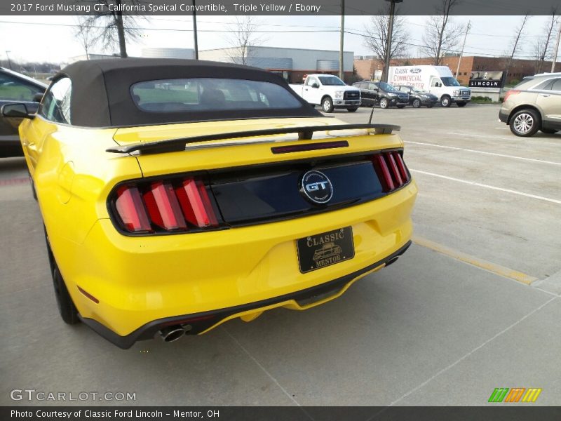 Triple Yellow / Ebony 2017 Ford Mustang GT California Speical Convertible