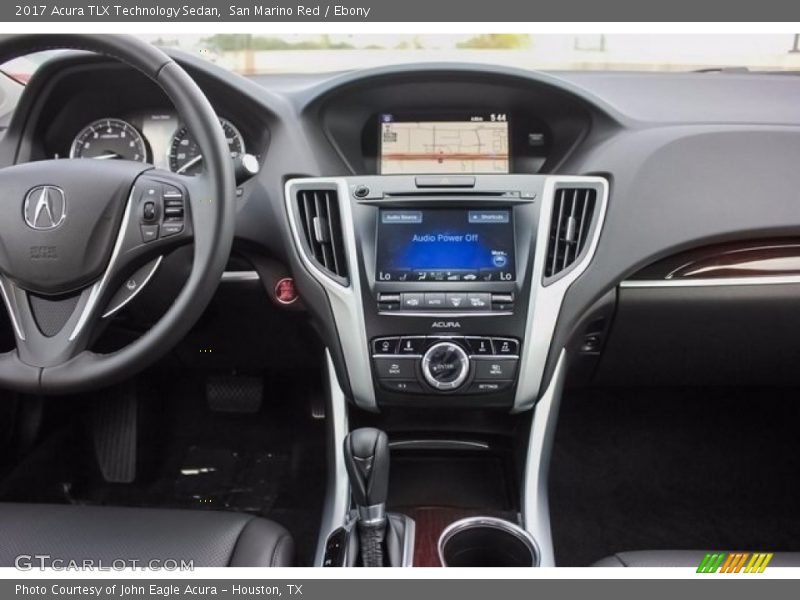 San Marino Red / Ebony 2017 Acura TLX Technology Sedan