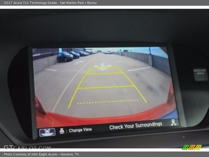 San Marino Red / Ebony 2017 Acura TLX Technology Sedan