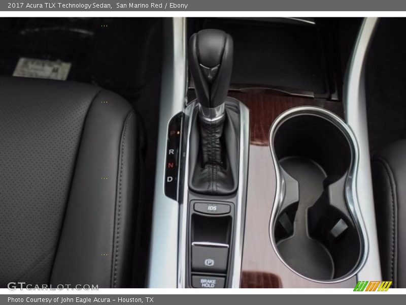 San Marino Red / Ebony 2017 Acura TLX Technology Sedan