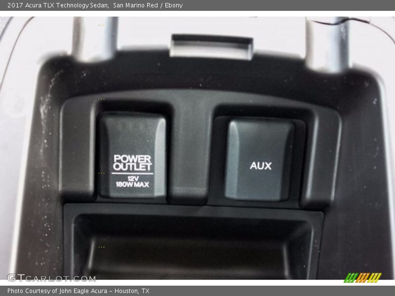 San Marino Red / Ebony 2017 Acura TLX Technology Sedan