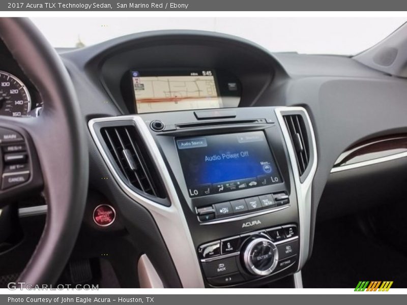 San Marino Red / Ebony 2017 Acura TLX Technology Sedan
