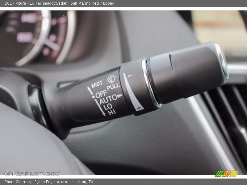 San Marino Red / Ebony 2017 Acura TLX Technology Sedan