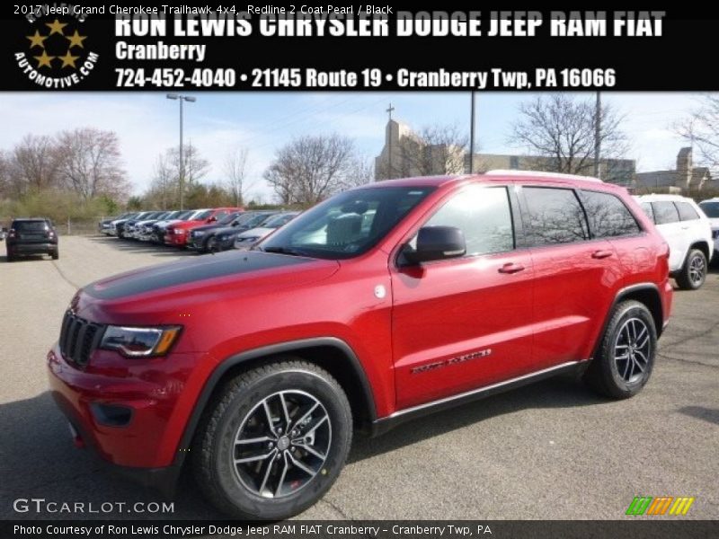 Redline 2 Coat Pearl / Black 2017 Jeep Grand Cherokee Trailhawk 4x4