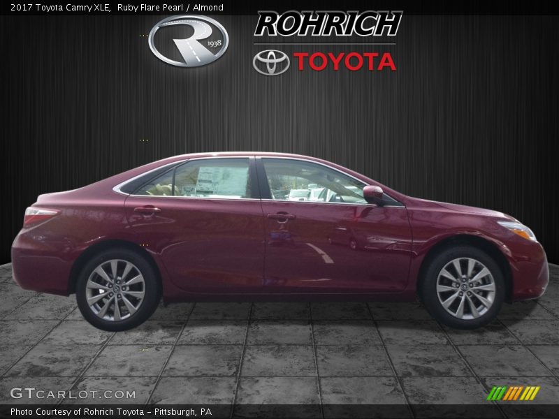 Ruby Flare Pearl / Almond 2017 Toyota Camry XLE