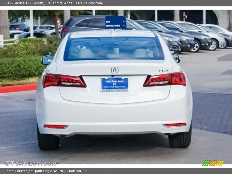 Bellanova White Pearl / Graystone 2017 Acura TLX Sedan