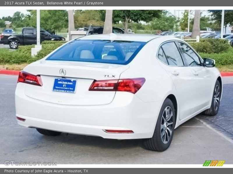 Bellanova White Pearl / Graystone 2017 Acura TLX Sedan