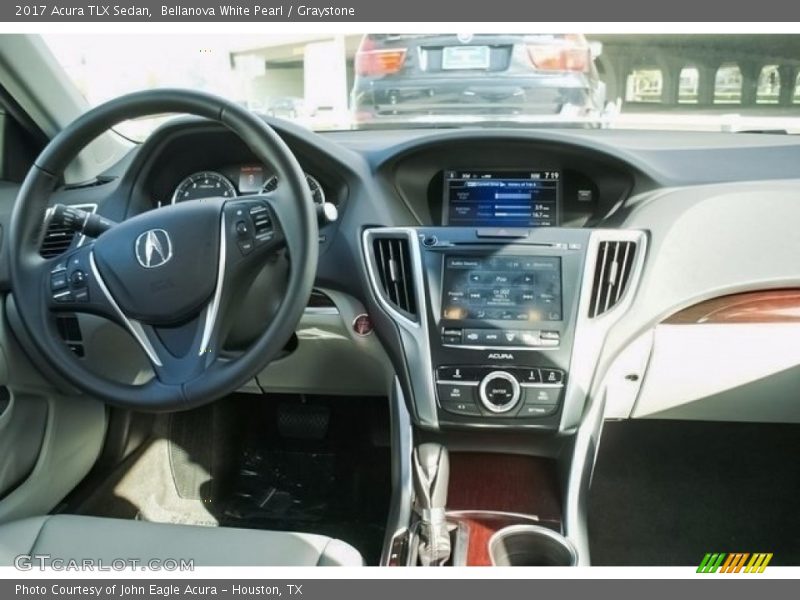 Bellanova White Pearl / Graystone 2017 Acura TLX Sedan