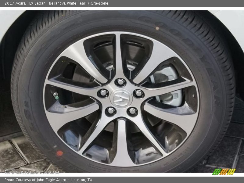 Bellanova White Pearl / Graystone 2017 Acura TLX Sedan
