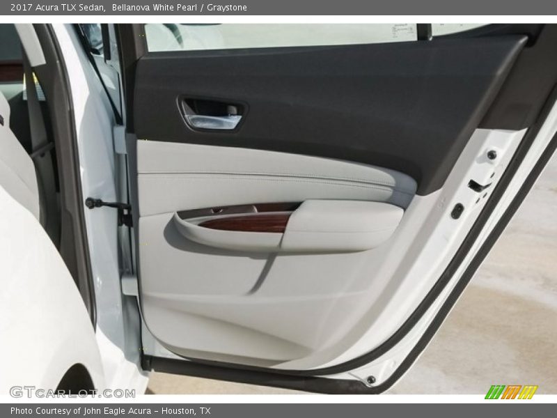 Bellanova White Pearl / Graystone 2017 Acura TLX Sedan