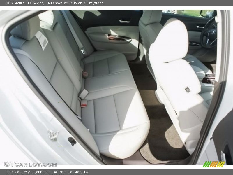 Bellanova White Pearl / Graystone 2017 Acura TLX Sedan