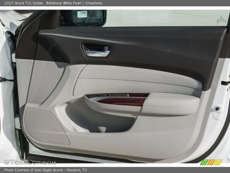 Bellanova White Pearl / Graystone 2017 Acura TLX Sedan