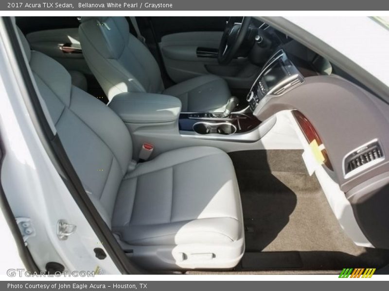 Bellanova White Pearl / Graystone 2017 Acura TLX Sedan