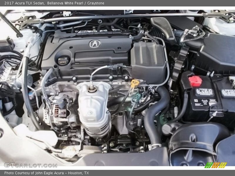 Bellanova White Pearl / Graystone 2017 Acura TLX Sedan