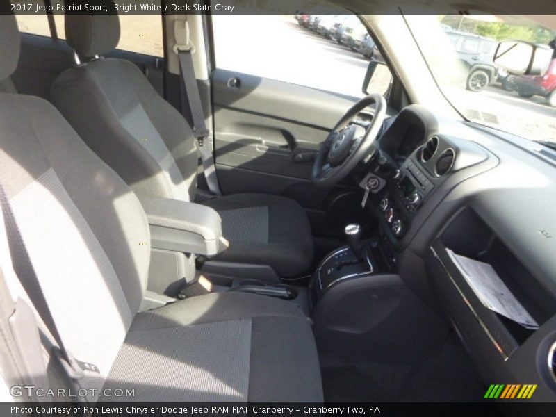 Bright White / Dark Slate Gray 2017 Jeep Patriot Sport